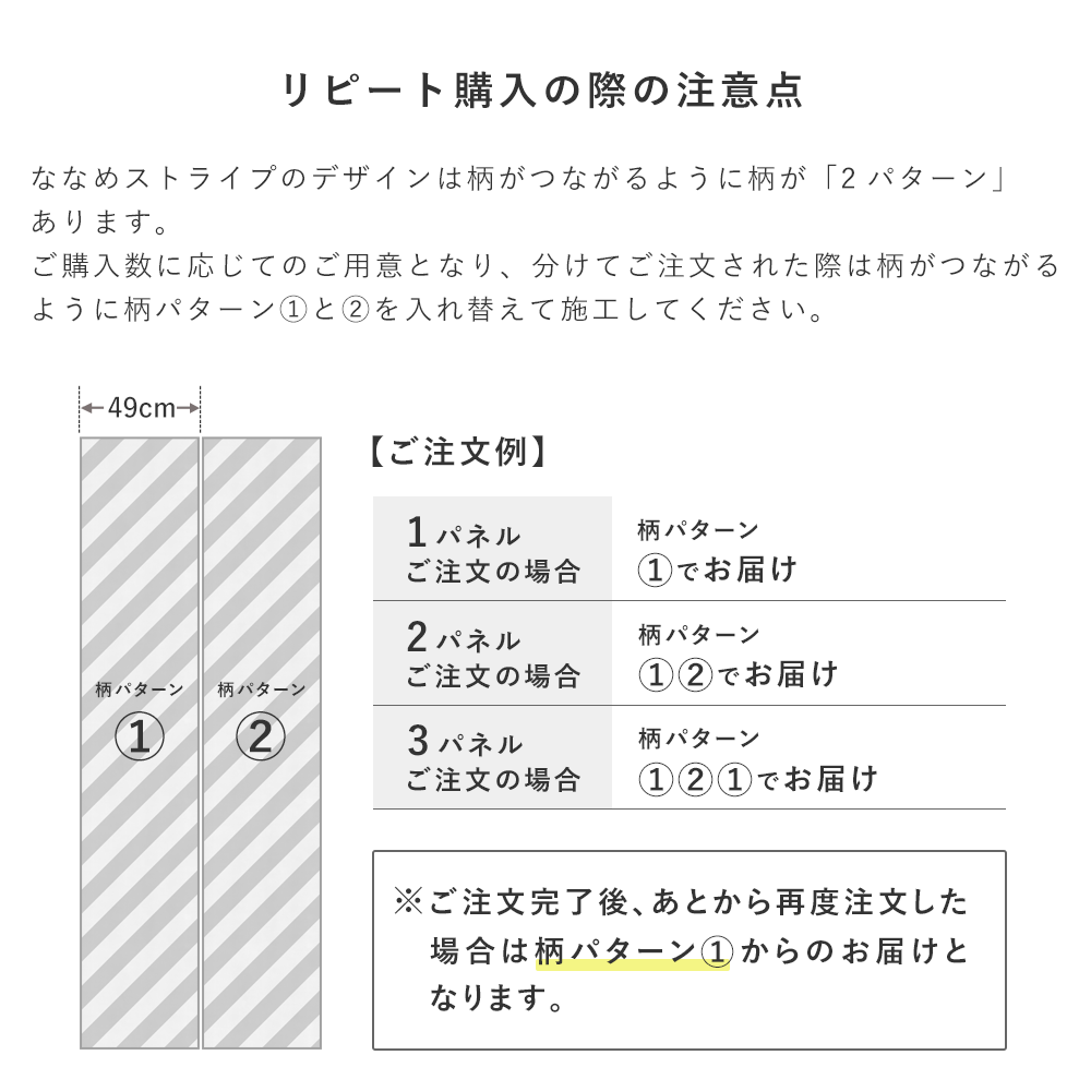 はがせる壁紙 のりなしタイプ アイビーストライプE (49cm×3mサイズ) NKH-ASE03 グレー×オレンジ