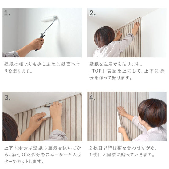 貼り方