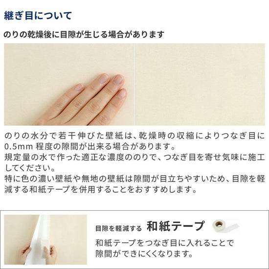 壁紙の継ぎ目について