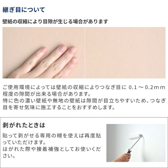 壁紙の継ぎ目について