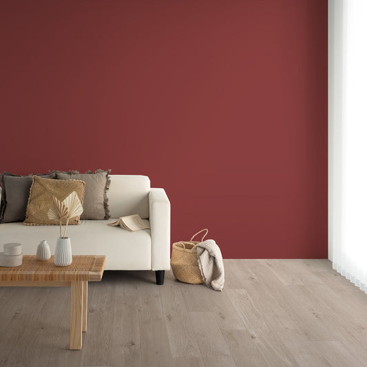 Y25-2904 壁紙 のりなし クロス / ルノン / フレッシュ レッドの無地【50m巻】