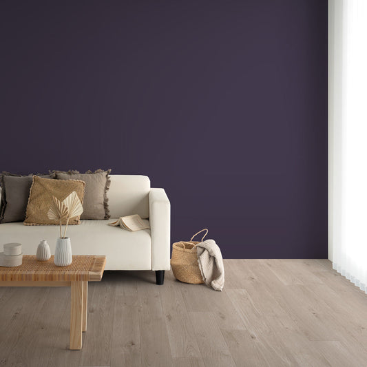 Y25-2926 壁紙 のり付き クロス / ルノン / フレッシュ パープルの無地【30mパック】