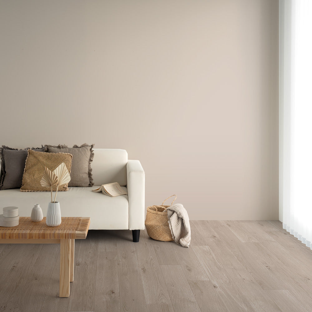 Y25-2927 壁紙 のりなし クロス / ルノン / フレッシュ グレーの無地【50m巻】