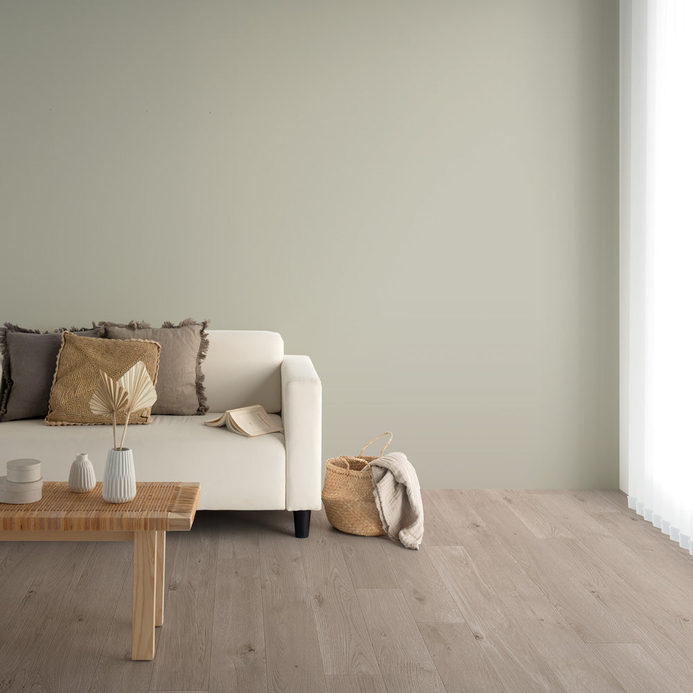 Y25-2936 壁紙 のりなし クロス / ルノン / フレッシュ グレーの無地【50m巻】