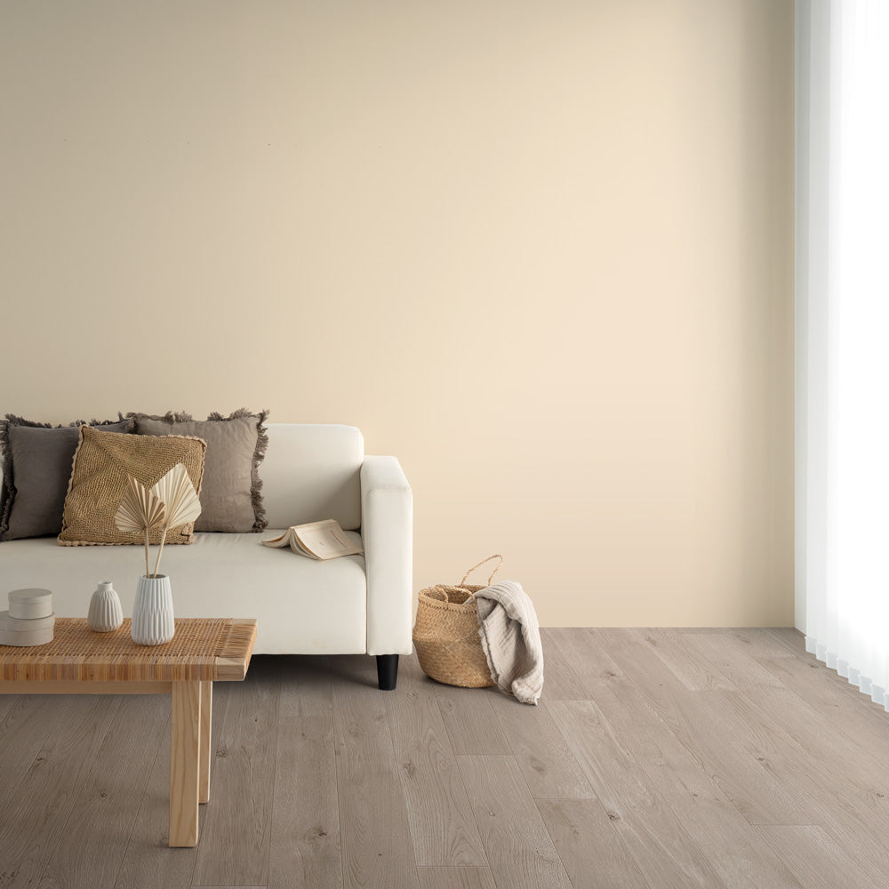 Y25-2961 壁紙 のりなし クロス / ルノン / フレッシュ ベージュの無地【サンプル】