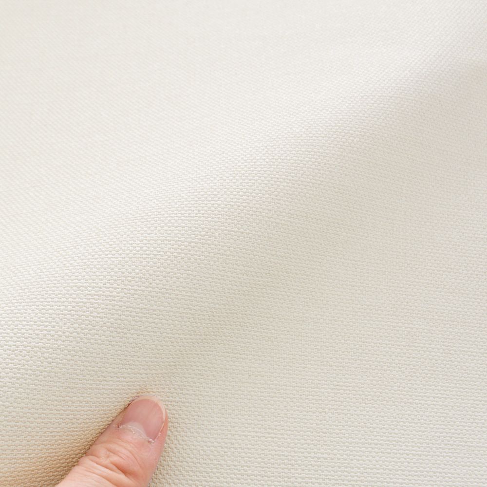 破れにくい壁紙 生のり付きタイプ / ホワイト・ベージュセレクション / リネンホワイト Linen white 424034