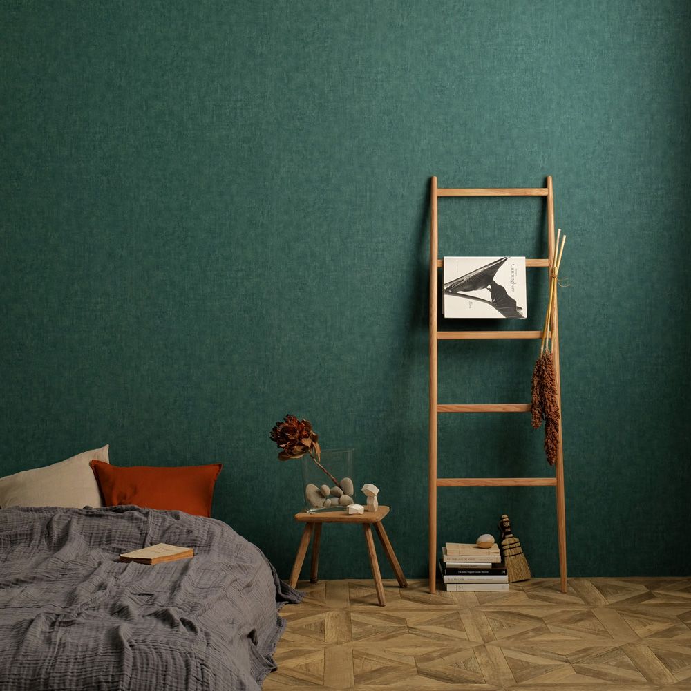 破れにくい壁紙 生のり付きタイプ 道具セット / グリーンセレクション / フォレストグリーン Forest green 429282