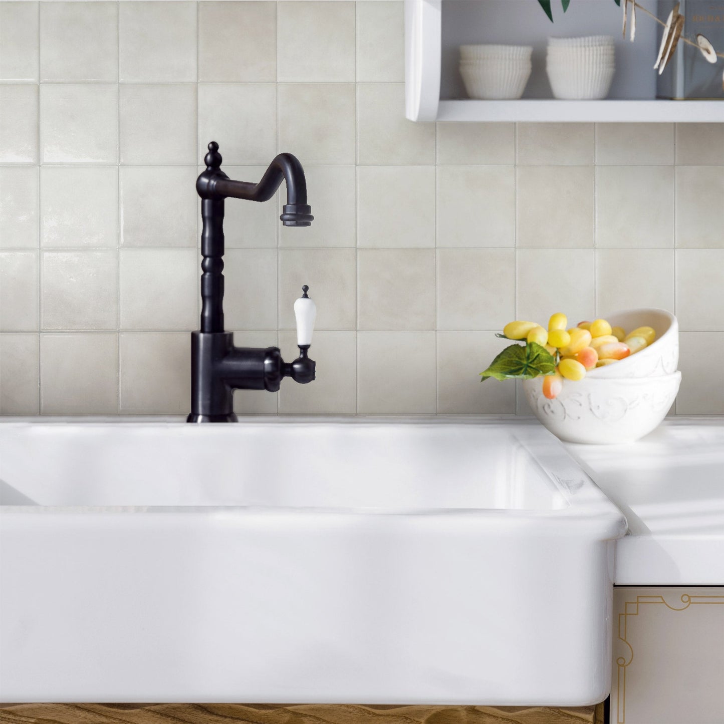 Smart Tiles(スマート・タイルズ) Zellige Tiles Zagora/ SM1243S-04-QG 4枚セット