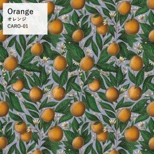 【サンプル】 貼ってはがせる シール壁紙 「Hatte me! (ハッテミー)」リメイクシート Catherine Rowe キャサリン・ロウ CARO-01 Orange オレンジ