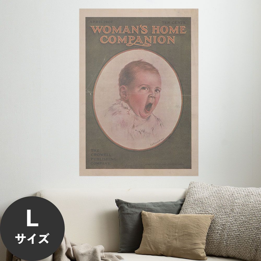 Hattan Art Poster ハッタンアートポスター Woman’s Home Companion, April 1907 / HP-00008 Lサイズ(64cm×90cm)