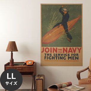 Hattan Art Poster ハッタンアートポスター Join the Navy / HP-00016 LLサイズ(90cm×134cm)