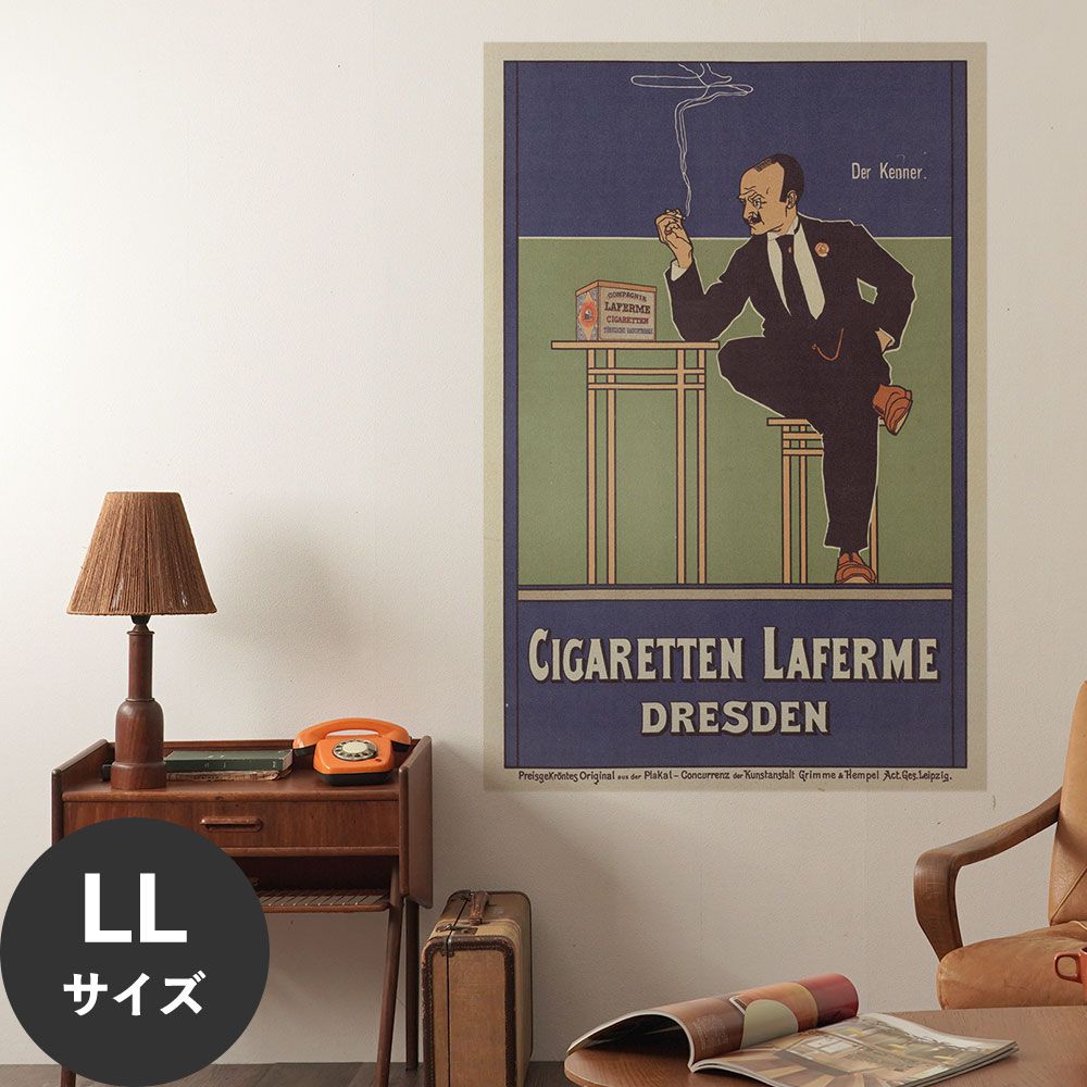 Hattan Art Poster ハッタンアートポスター "Cigarettes Laferme" / HP-00050 LLサイズ(90cm×134cm)