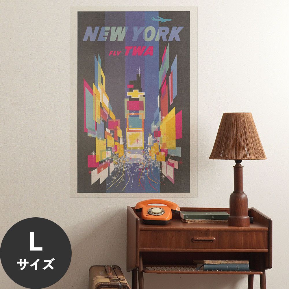 Hattan Art Poster ハッタンアートポスター Fly TWA New York / HP-00060 Lサイズ(60cm×90cm)