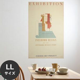 Hattan Art Poster ハッタンアートポスター Exhibition Interior design  / HP-00072 LLサイズ(90cm×144cm)