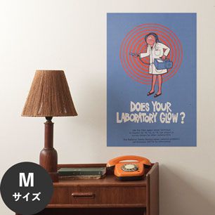 Hattan Art Poster ハッタンアートポスター Does your laboratory glow / HP-00086 Mサイズ(45cm×67cm)