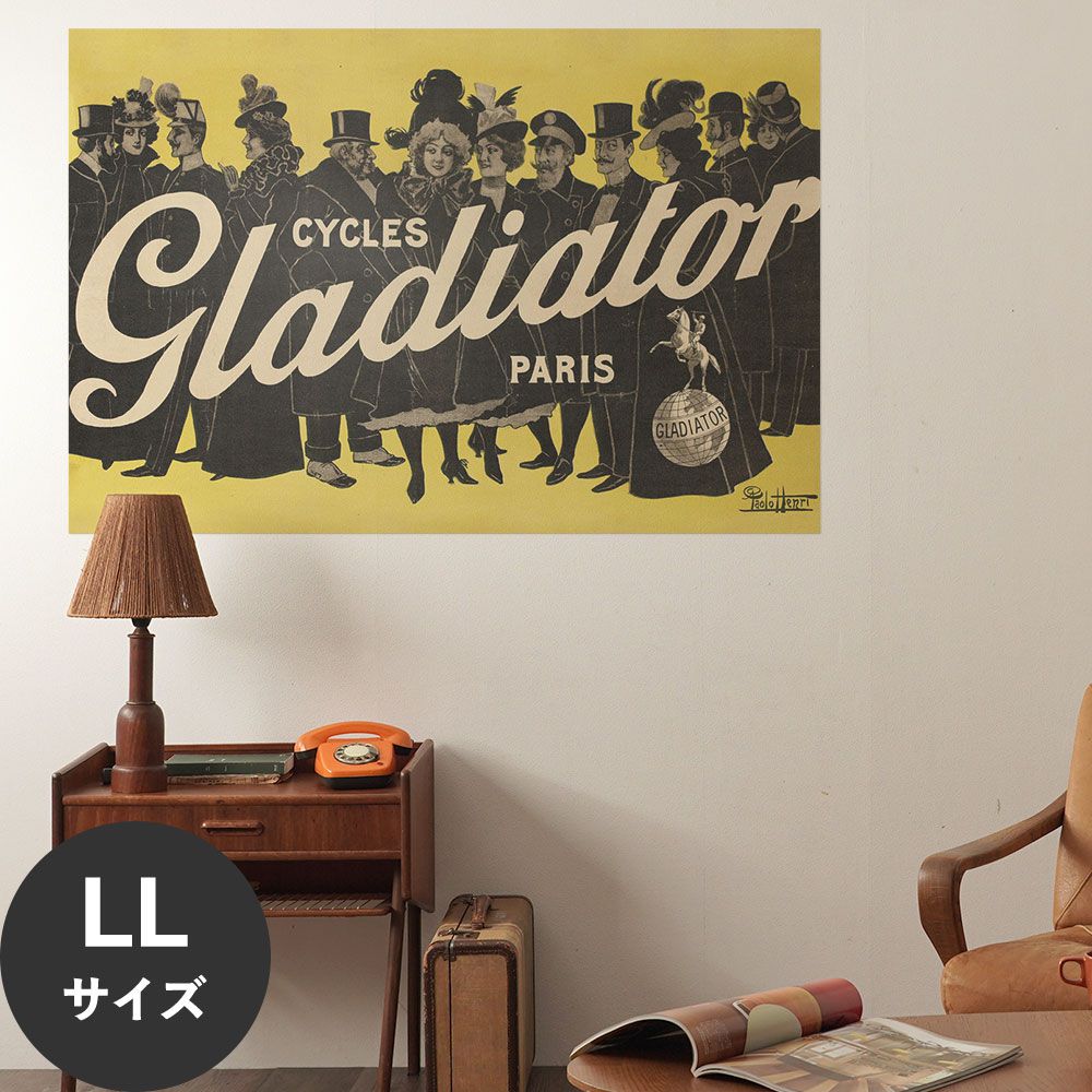 Hattan Art Poster ハッタンアートポスター Cycles Gladiator Paris / HP-00096 LLサイズ(134cm×90cm)