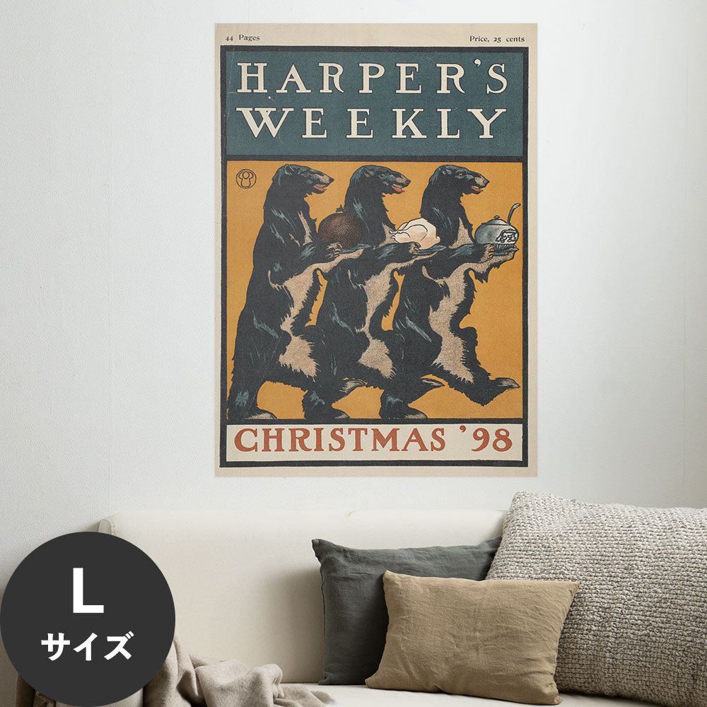 Hattan Art Poster ハッタンアートポスター Harper’s weekly, Christmas ’98 / HP-00106 Lサイズ(64cm×90cm)