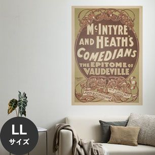 Hattan Art Poster ハッタンアートポスター Comedians the epitome of vaudeville / HP-00118 LLサイズ(90cm×126cm)