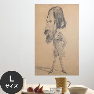 Hattan Art Poster ハッタンアートポスター モネ Caricature of Auguste Vacquerie / HP-00131 Lサイズ(56cm×90cm)