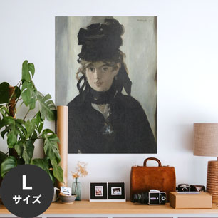 Hattan Art Poster ハッタンアートポスター Berthe Morisot With A Bouquet Of Violets / HP-00201 Lサイズ(67cm×90cm)