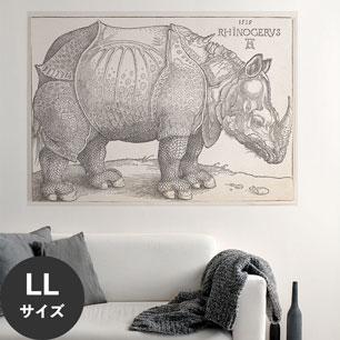 Hattan Art Poster ハッタンアートポスター The rhinoceros / HP-00216 LLサイズ(126cm×90cm)