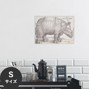 Hattan Art Poster ハッタンアートポスター The rhinoceros / HP-00216 Sサイズ(45cm×32cm)