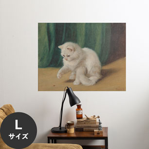 Hattan Art Poster ハッタンアートポスター Cat with Ladybird / HP-00218 Lサイズ(90cm×70cm)