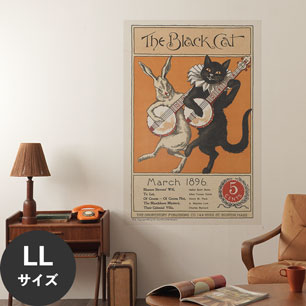 Hattan Art Poster ハッタンアートポスター The black cat, March 1896 / HP-00242 LLサイズ(90cm×134cm)