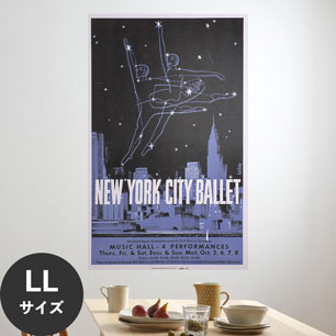 Hattan Art Poster ハッタンアートポスター New York City ballet Cleveland Opera / HP-00247 LLサイズ(90cm×144cm)