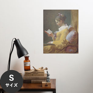 Hattan Art Poster ハッタンアートポスター Young Girl Reading / HP-00255 Sサイズ(36cm×45cm)