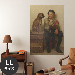 Hattan Art Poster ハッタンアートポスター Teasing The Pup / HP-00300 LLサイズ(90cm×134cm)