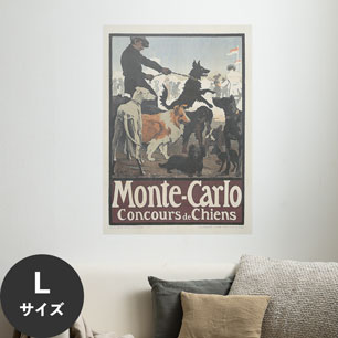 Hattan Art Poster ハッタンアートポスター Monte-Carlo, Concours de Chiens / HP-00302 Lサイズ(64cm×90cm)