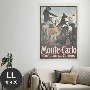 Hattan Art Poster ハッタンアートポスター Monte-Carlo, Concours de Chiens / HP-00302 LLサイズ(90cm×126cm)