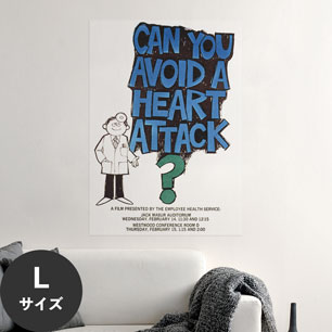 Hattan Art Poster ハッタンアートポスター Can you avoid a heart attack / HP-00315 Lサイズ(64cm×90cm)