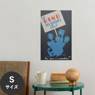 Hattan Art Poster ハッタンアートポスター Be kind to books club / HP-00326 Sサイズ(28cm×45cm)