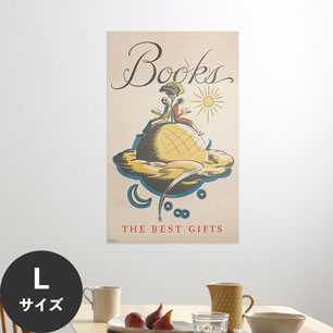 Hattan Art Poster ハッタンアートポスター Books, the best gifts / HP-00332 Lサイズ(56cm×90cm)