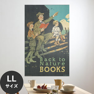 Hattan Art Poster ハッタンアートポスター Back to nature books / HP-00334 LLサイズ(90cm×144cm)