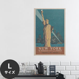Hattan Art Poster ハッタンアートポスター New York, the wonder city / HP-00338 Lサイズ(60cm×90cm)