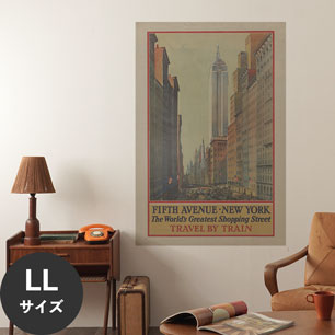 Hattan Art Poster ハッタンアートポスター Fifth Avenue, New York/ HP-00341 LLサイズ(90cm×134cm)