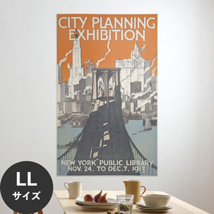 Hattan Art Poster ハッタンアートポスター City Planning Exhibition / HP-00342 LLサイズ(90cm×144cm)