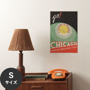 Hattan Art Poster ハッタンアートポスター Chicago. World’s brightest spot. Go! / HP-00344 Sサイズ(30cm×45cm)
