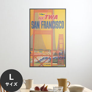 Hattan Art Poster ハッタンアートポスター Fly TWA - San Francisco / HP-00345 Lサイズ(56cm×90cm)