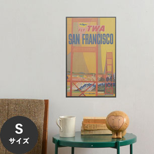 Hattan Art Poster ハッタンアートポスター Fly TWA - San Francisco / HP-00345 Sサイズ(28cm×45cm)