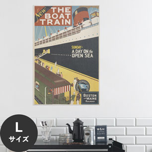Hattan Art Poster ハッタンアートポスター New. The boat train. Sunday / HP-00348 Lサイズ(60cm×90cm)
