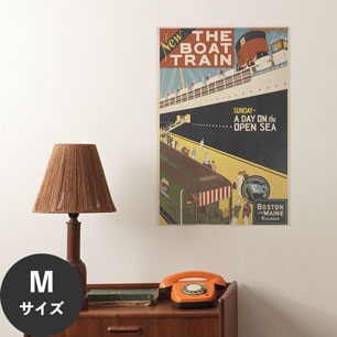 Hattan Art Poster ハッタンアートポスター New. The boat train. Sunday / HP-00348 Mサイズ(45cm×67cm)