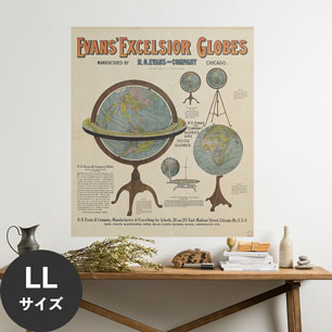 Hattan Art Poster ハッタンアートポスター Evans' Excelsior globes / HP-00370 LLサイズ(90cm×104cm)