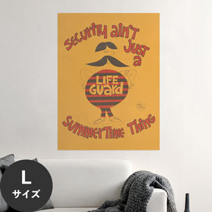 Hattan Art Poster ハッタンアートポスター Security ain’t just a summertime thing / HP-00371 Lサイズ(67cm×90cm)