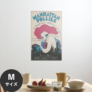 Hattan Art Poster ハッタンアートポスター Manhattan follies / HP-00385 Mサイズ(45cm×72cm)
