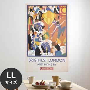 Hattan Art Poster ハッタンアートポスター Brightest London, and home / HP-00403 LLサイズ(90cm×144cm)