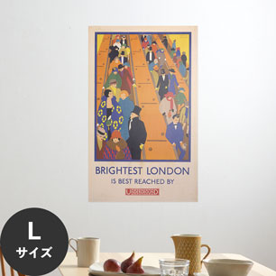 Hattan Art Poster ハッタンアートポスター Brightest London is best reached / HP-00404 Lサイズ(56cm×90cm)